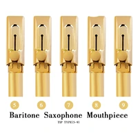 metal gold plated baritone saxophone mouthpiece professionals and beginners for musical instrument saxophone sax accessory parts