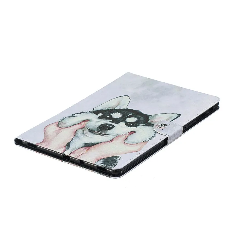 

Wekays For Samsung Tab S4 10.5" Cartoon Dog Leather Fundas Case For Samsung Galaxy Tab S4 2018 10.5 inch SM T830 T835 Cover Case