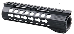 Tactical AR15 KeyMod 7 10 12 15 17 дюймов Тонкий свободный поплавок Handguard Пикатинни кронштейн подходит. 223 5,56 AR15 AR-15 M4 M16