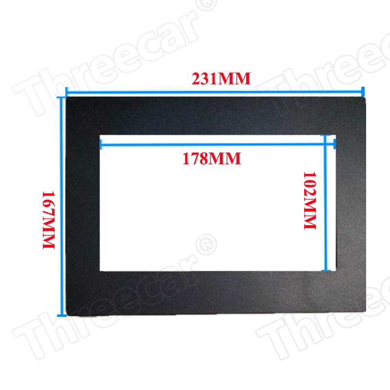 Автомобильная рама для универсального автомагнитолы 2 Din/android проигрывателя