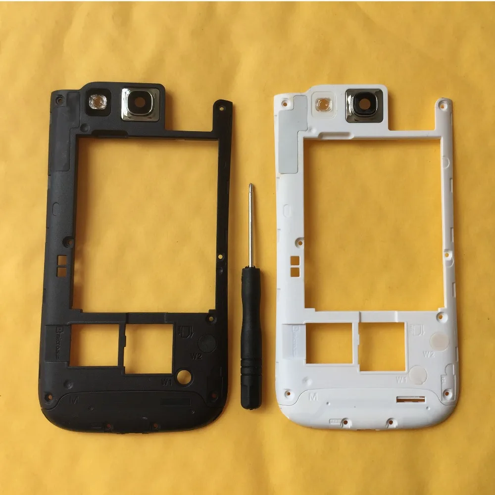 Задняя крышка корпуса для Samsung Galaxy S3 S III i9300 i9305 с объективом камеры + инструмент