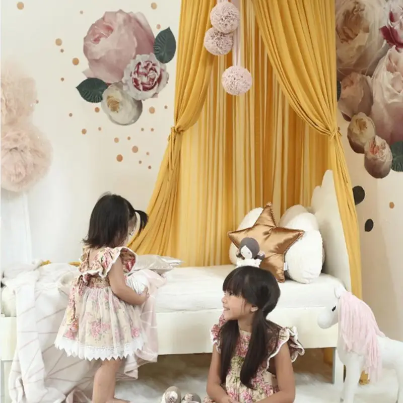

Baby Bed Mosquito Tent Princess Children Bedding Dome Hanging Bedcover Canopy Curtain Room Decoration