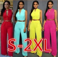 s 2xl plussolid casual sexy sleeveness jumpsuits 2022 new arrival women summer fashion slim elegant long rompers female xxl