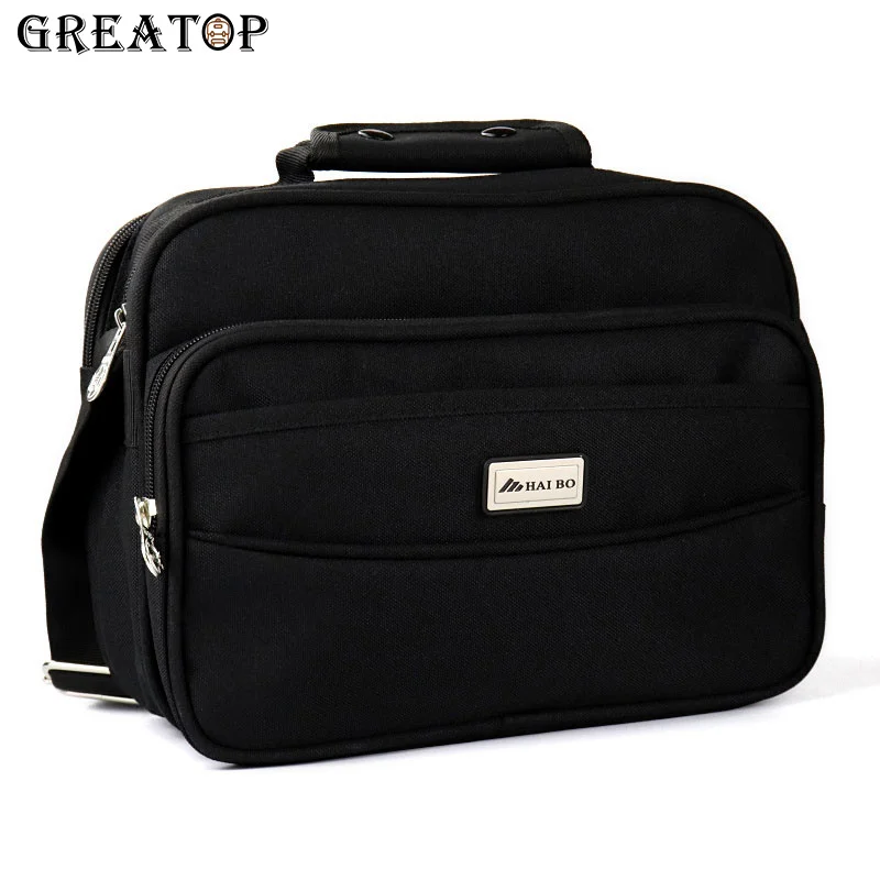 

GREATOP New Design Men Messenger Bags Large Capacity Multi Sizes Waterproof Shoulder Bag Business Briefcase Male Files Handbag