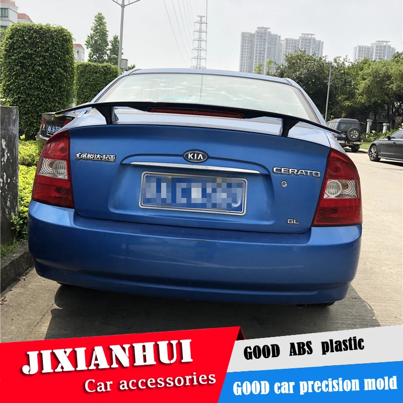 Спойлер для KIA CERATO 2006 2018 высококачественный спойлер TF из ABS материала заднее крыло