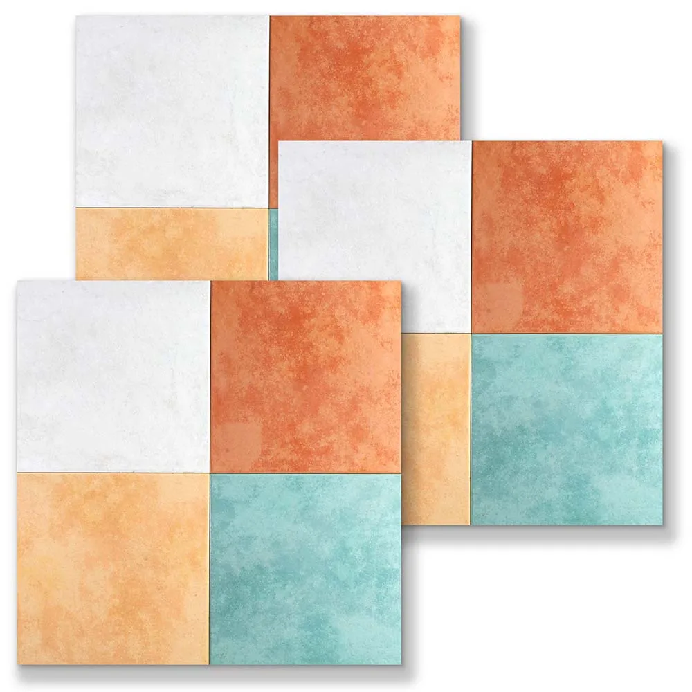 Красочная самоклеящаяся мозаичная наклейка для плитки водостойкая ПВХ