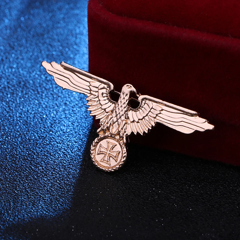 Third Reich Period German Veteran Association logo pin Cap Eagle Military Cross Pin Badge Cockade brooches | Украшения и