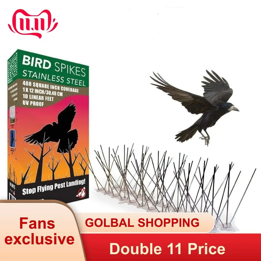 2 5 м отпугиватель птиц из нержавеющей стали шипы для отпугивания голубей