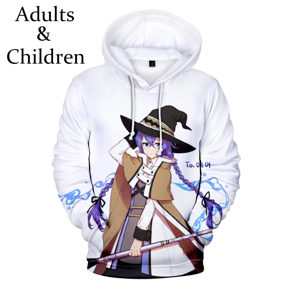 

Printed Comic Mushoku Tensei 3D Hoodies Men Women Streetwear Fashion Autumn Kids Hooded Sweatshirts Boys Girls Hot 3D Pullovers