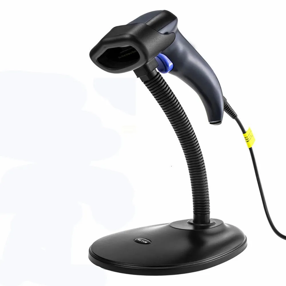 Сканер штрих-кода NETUM W8-X Bluetooth Wireless 2D QR и считыватель штрих-кода W6 2.4G CCD для оплаты с мобильного устройства на экране компьютера.