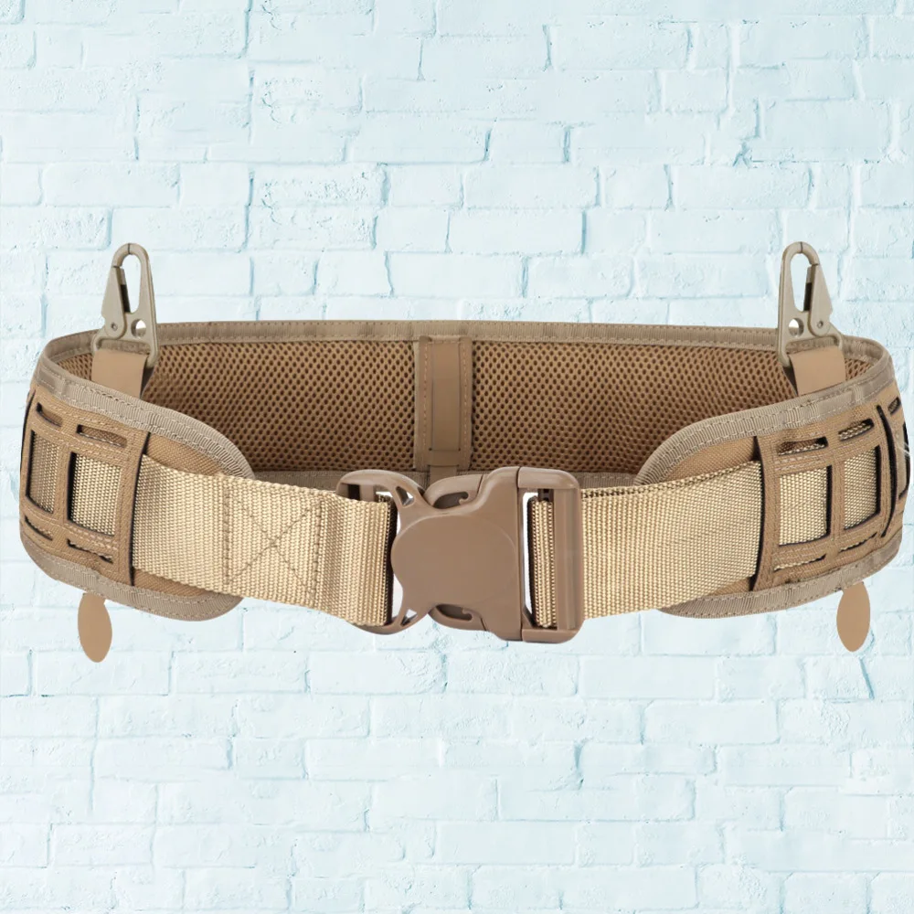 

Molle Girdle Waist Belt Adjustable Hook-and-Loop Belt Waistband for Outdoor Sport (CP)
