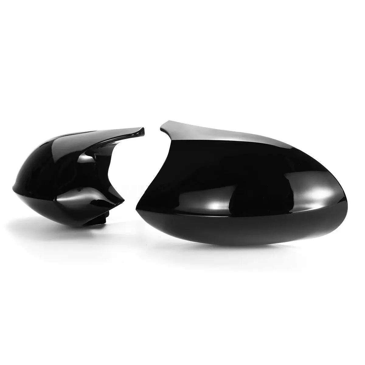 

2pcs Black mirror cap Gloss Black Mirror Cap Cover Left And Right Useful.Hot Sale Protable Duable