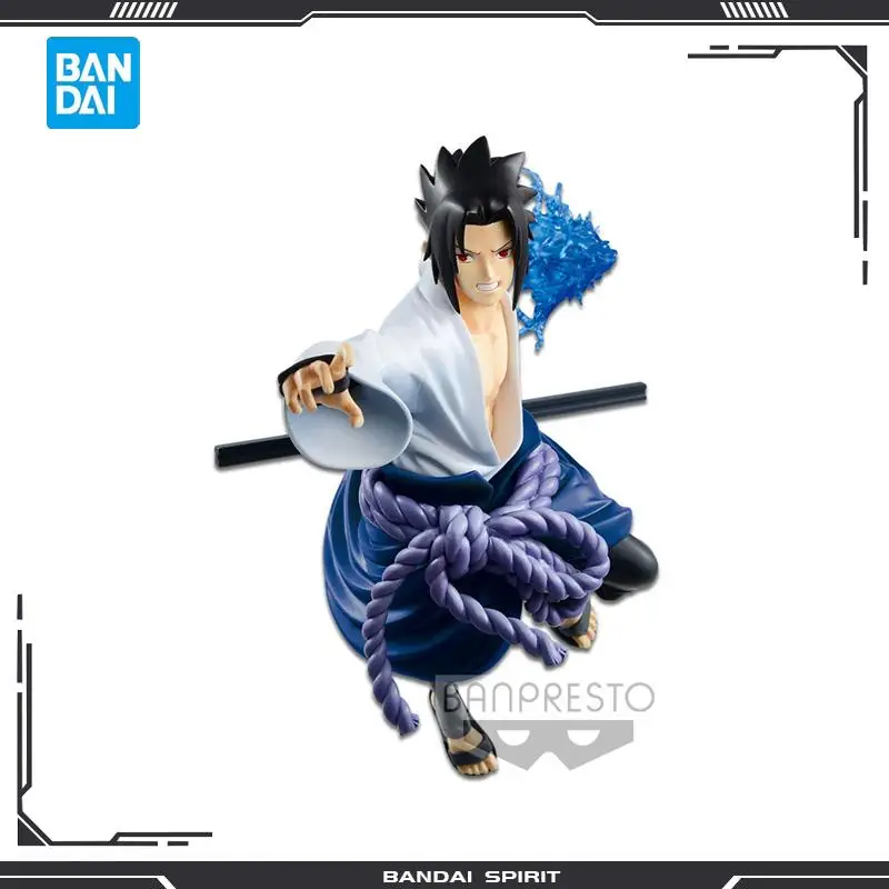 

15cm Original Bandai Naruto Uchiha Sasuke Anime Figure PVC toys Decoration Collection figure for friends gifts Model Dolls