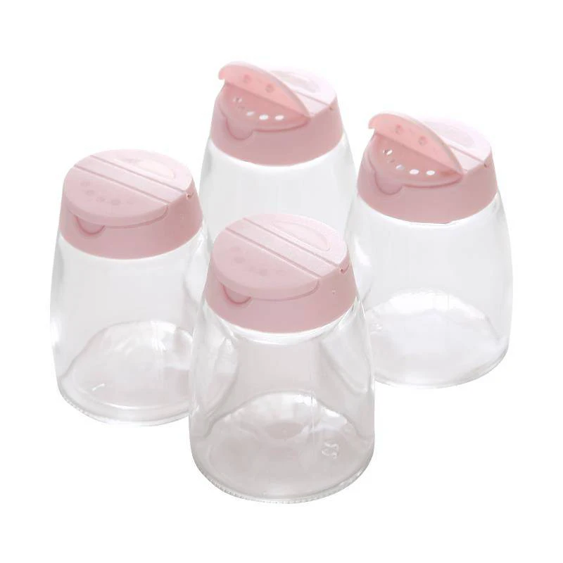 Бутылка для приправ с двойным открыванием 4 упаковки стеклянная приправа бутылка