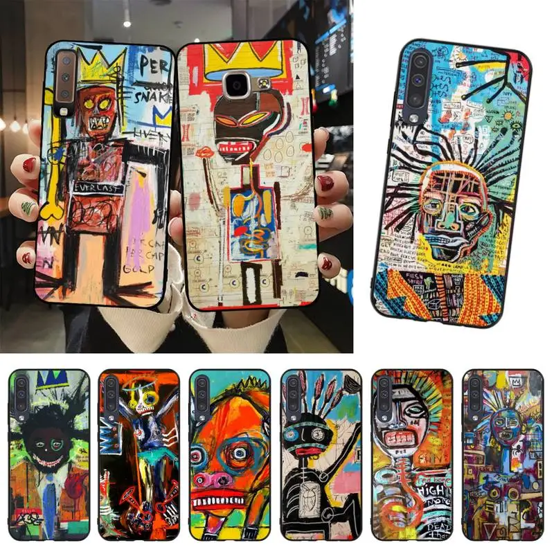 Maiyaca джинс Мишель Basquiat Искусство граффити черный сотовый телефон чехол для Samsung A51