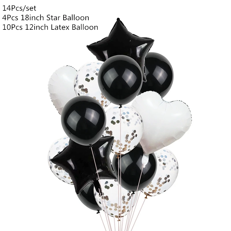 14pcs set Мультяшная панда тематическая вечеринка на день рождения украшения одноразовая посуда набор тарелок салфетка панда вечерние шары подарок для ребенка - Цвет: 14pcs set