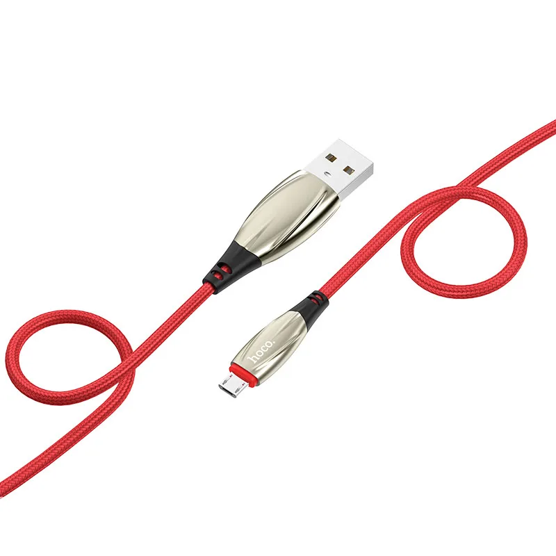 HOCO U71 22 pcs/Lots Wholesale 1.2m Nylon Durable USB Cable for iPhone Micro Samsung Charger Wire | Мобильные телефоны и