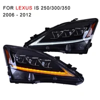 LED Head Light Assembly for Lexus IS250 300 350 2006-2012 All LED High Low Beam Daytime Running Light Sequential Turning Signal