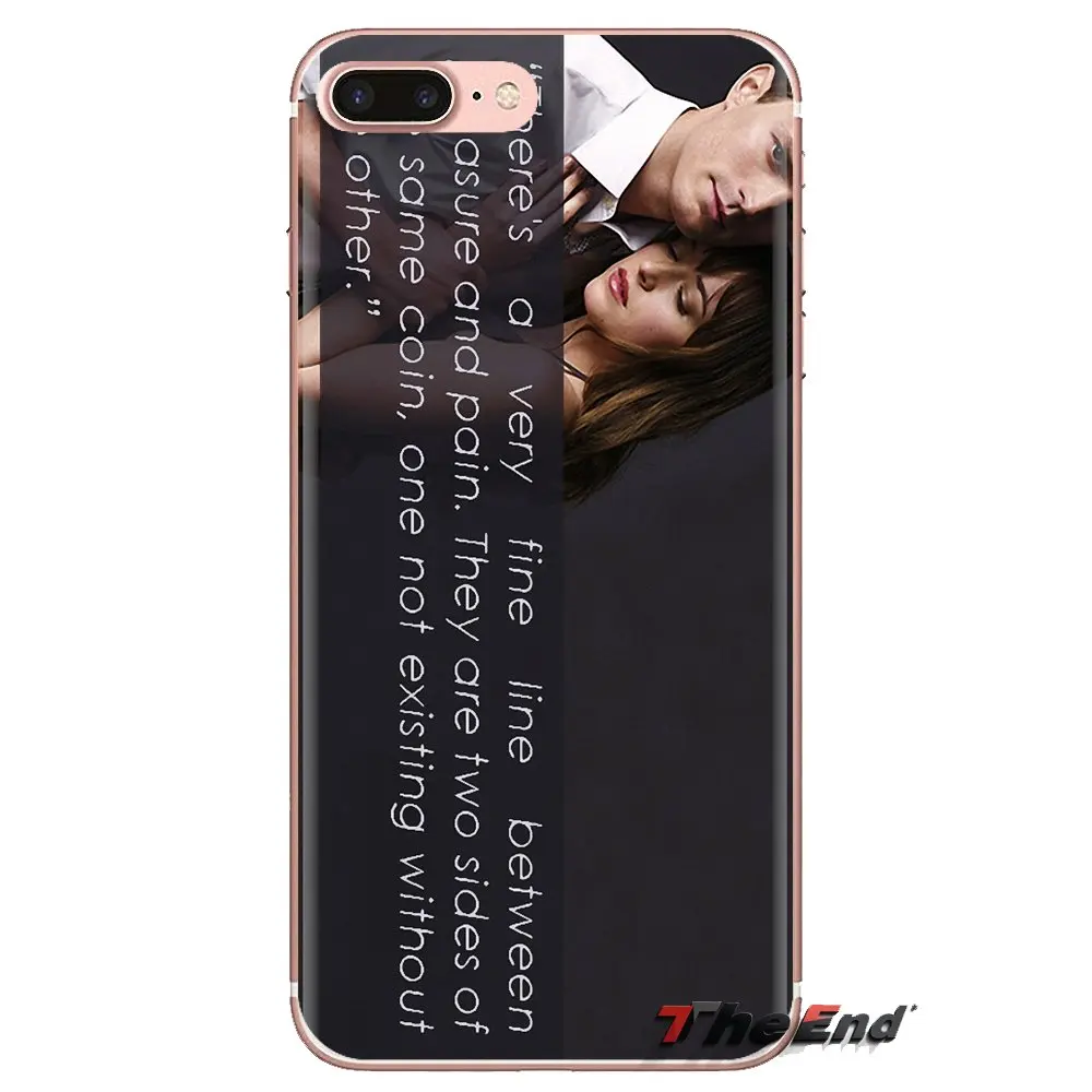 Fifty Shades of Grey Quotes Laters For Xiaomi Redmi 4A S2 Note 3 3S 4 4X 5 Plus 6 7 6A Pro Pocophone F1 Silicone Phone Skin Case |