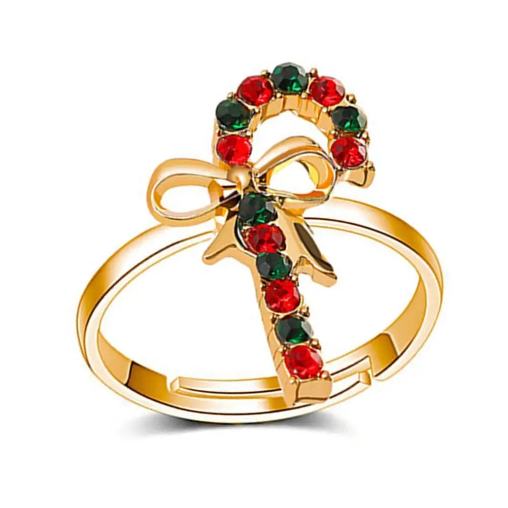 6 шт./партия Милая Пижама с рождественским принтом пижама кольца дети милые