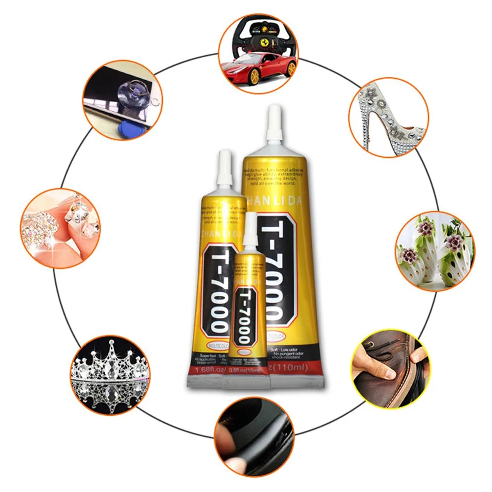 

15/50ml T-7000 Glue Medium Viscosity Moisture Multi-purpose Soft Plastic