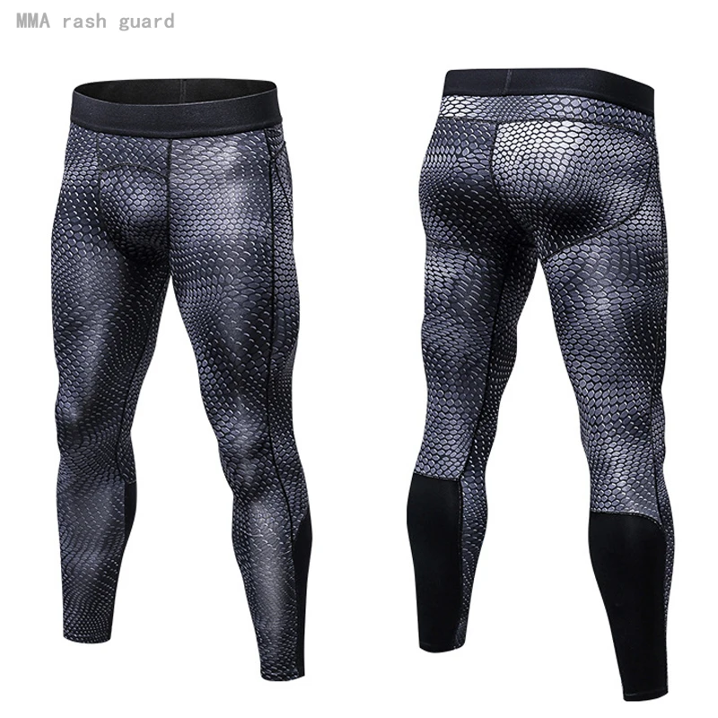 

Брендовые мужские колготки для бега, спортивные штаны для спортзала, быстросохнущие Компрессионные Леггинсы для баскетбола, базовый слой, ...