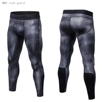 brand mens rrunning tights sweat gym training pants quick dry bbasketball compression leggings base layer tracksuit mma men 4xl