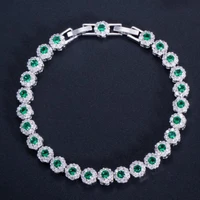 fashion exquisite zircon crystal bracelet for women charm bracelet romantic valentines day gift jewelry