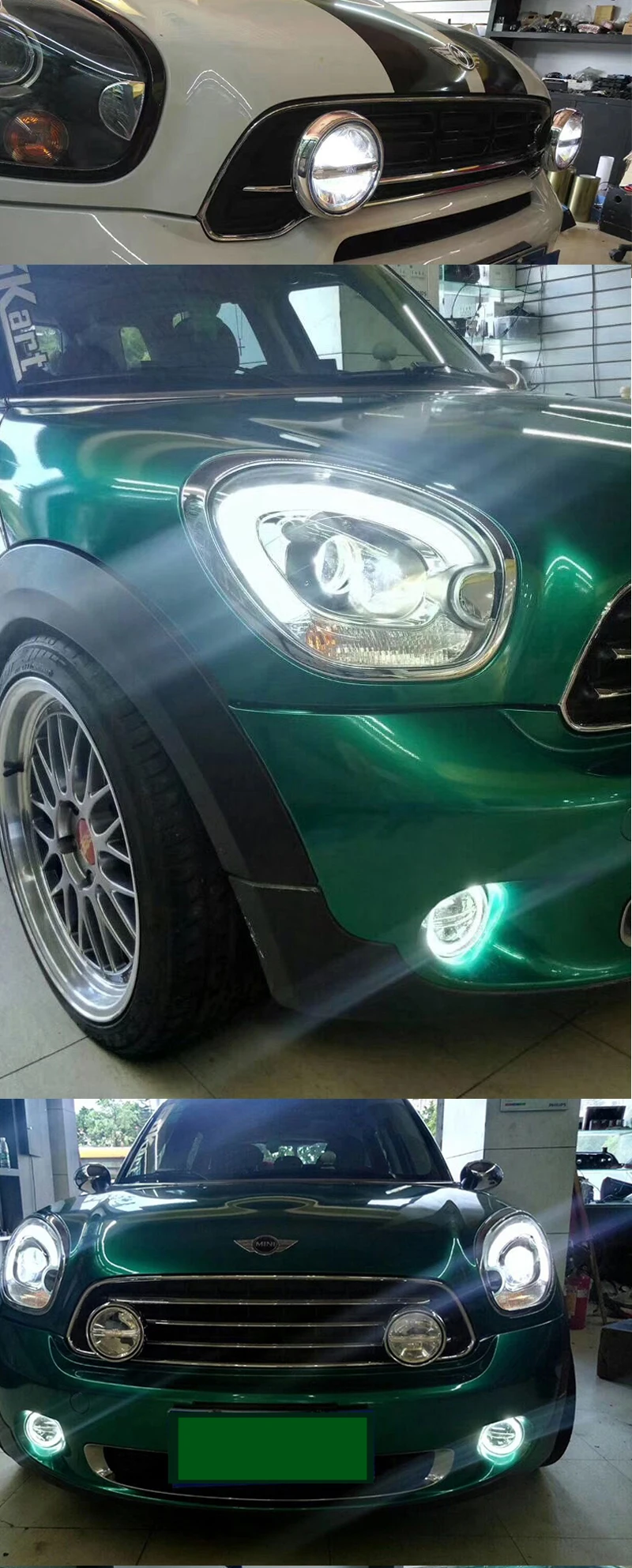 Автомобиль для 2007- Mini F56 cooper головной светильник s для F56 все светодиодный головной фонарь Angel eye светодиодный DRL передний светильник Би-светодиодный объектив динамический поворот
