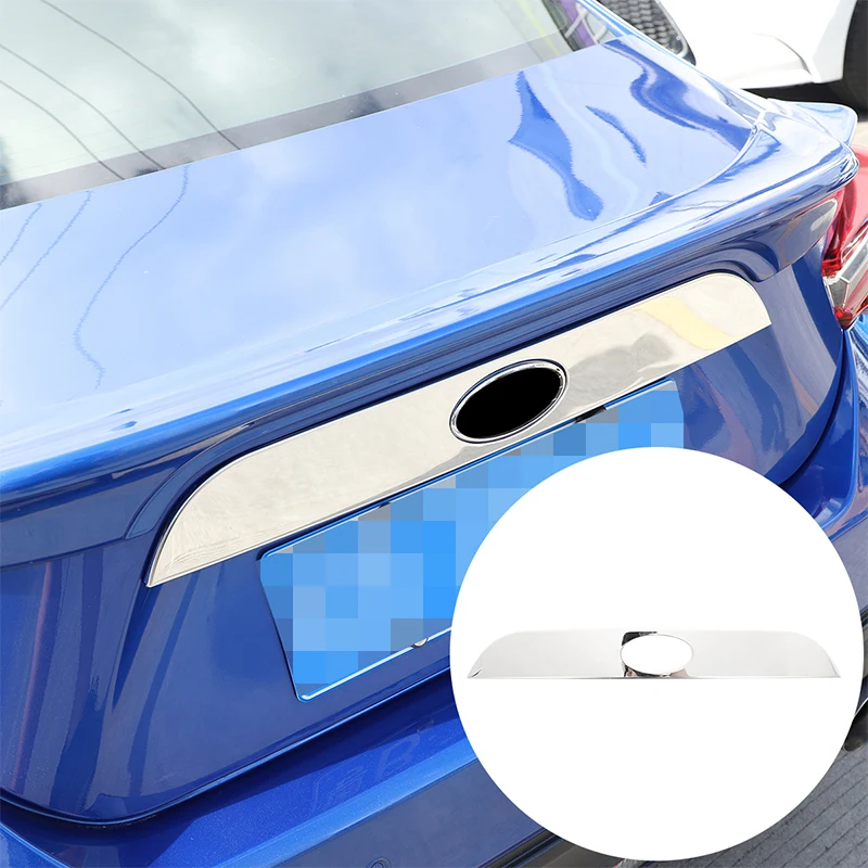 

Bright Silver Car Trunk Trim Strip Rear Label Trim Strip For Subaru BRZ 2012-2020 Stainless Steel Car Accessories