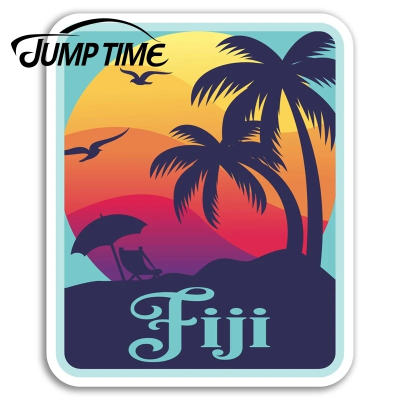 Виниловые наклейки на Фиджи с надписью время скакания закат крутая фотография