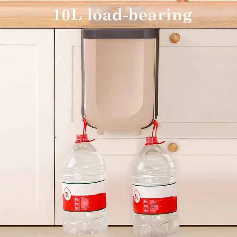 Складной кухонный мусорный бак настенный для ванной комнаты Кухонное хранилище