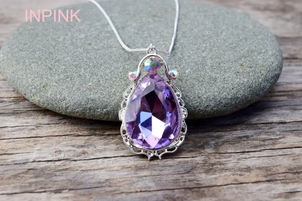 Амулет в форме капли София первое ожерелье подарок для девочек детское на день