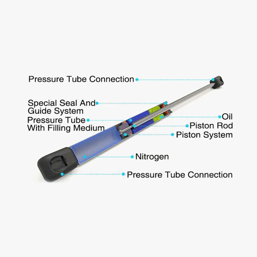 Автомобильный передний капот газовая пружина амортизационные стойки для Lexus LS400