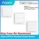 Aqara OPPLE беспроводной умный настенный выключатель 246 кнопок Zigbee 3,0 приложение пульт дистанционного управления умный дом работа Mijia приложение Apple HomeKit
