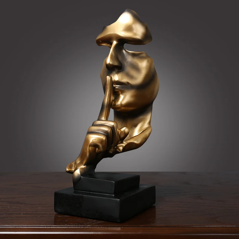 

Nordic Luxury Figurines Desk Office Ornaments Creative Art Gift Figurines Vintage Home Decor Decoracao Decoration Crafts DI50BJ