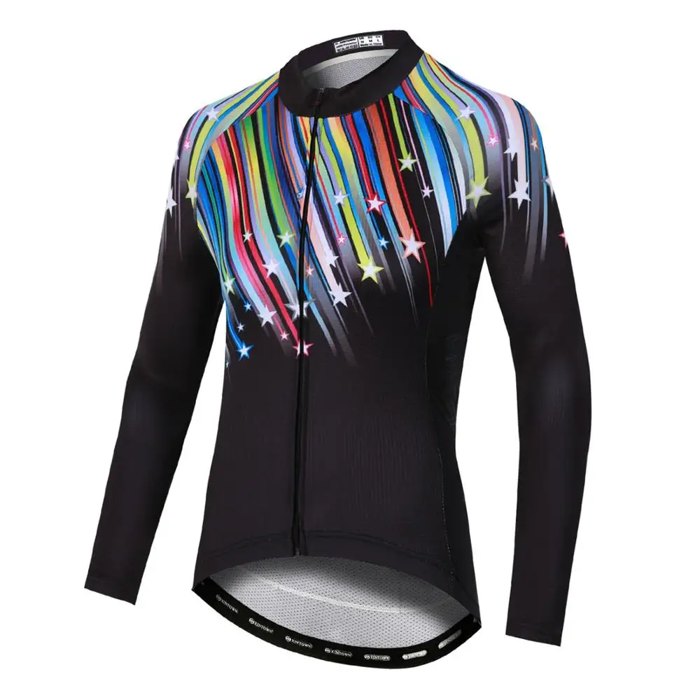 

Women Cycling Jersey MTB Bicycle Clothes Female Ciclismo Long Sleeve Road Riding Shirt Team Jersey Mountain Bike Clothing
