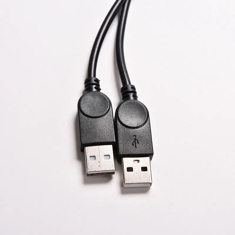 

1×USB 2.0 A Female to 2 Dual USB Male Power Adapter Y Splitter Cable Cord Useful