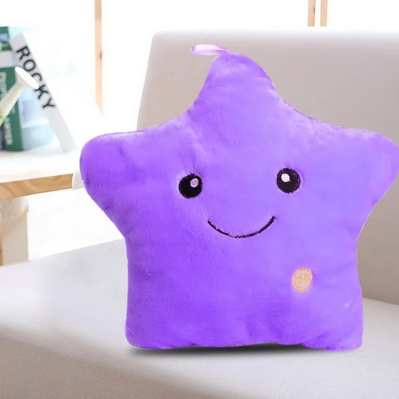 34 см креативная детская игрушка для девочек светящаяся Подушка Мягкая Плюшевая