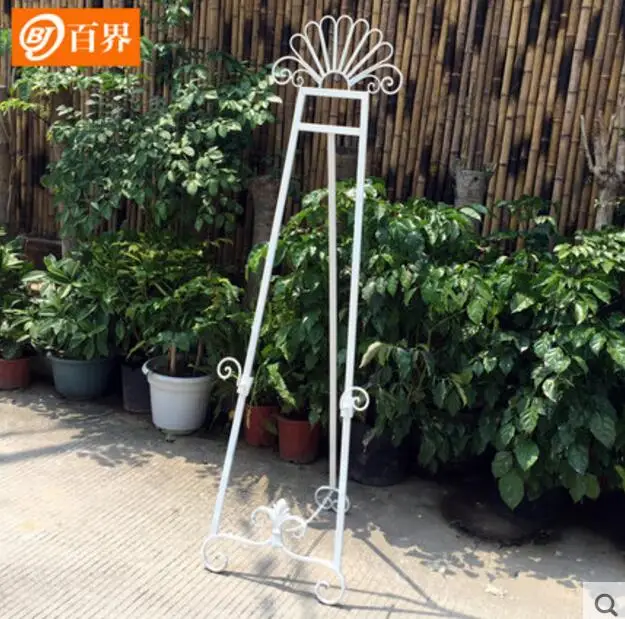 В европейском стиле кованого железа мольберт напольная демонстрационная рама