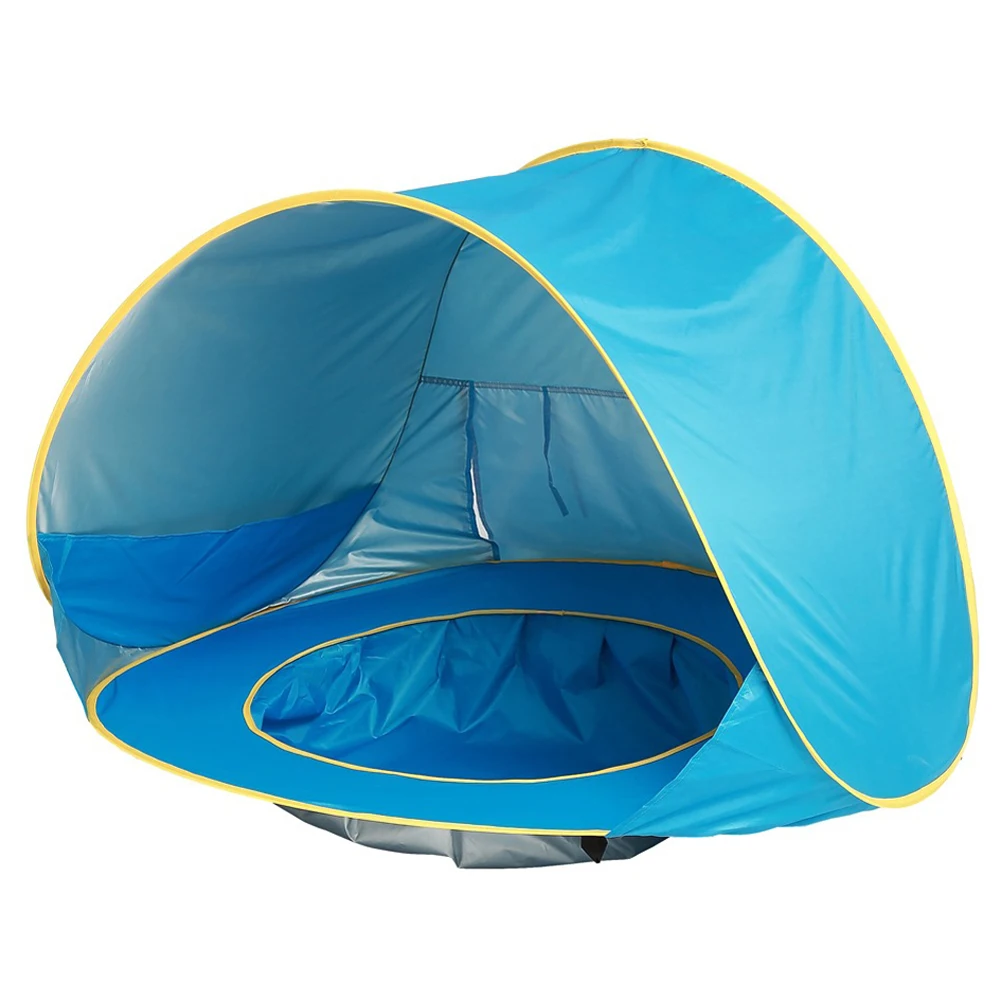 

Baby Beach Tent Pop Up Portable Shade Swimming Pool UV Protection Sunscreen For Newborn Tourism Tents for Outdoor Camping
