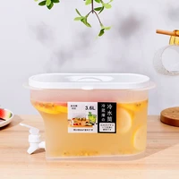 mix drinks cold kettle water jug for fruit tea hot and cold beverage summer household cold drink pitcher with faucet leak proof