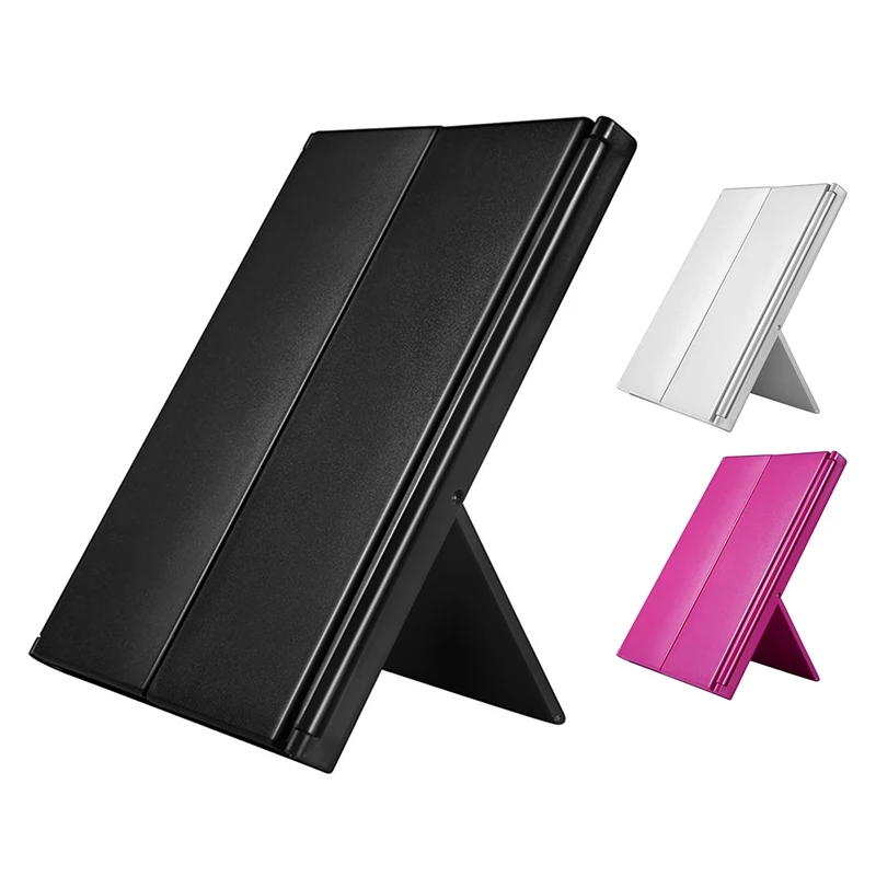 

Трехстороннее складное зеркало со светодиодной подсветкой, зеркало для макияжа, косметическое настольное Зеркало для женщин, инструмент д...