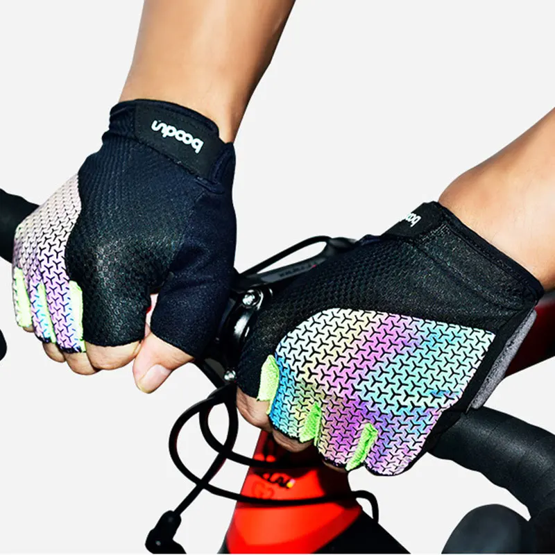 

Breathable Half Finger Cycling Gloves Anti Slip Pad Motorcycle MTB Road Bike Gloves Men Women Sports Bicycle Gloves Equipment