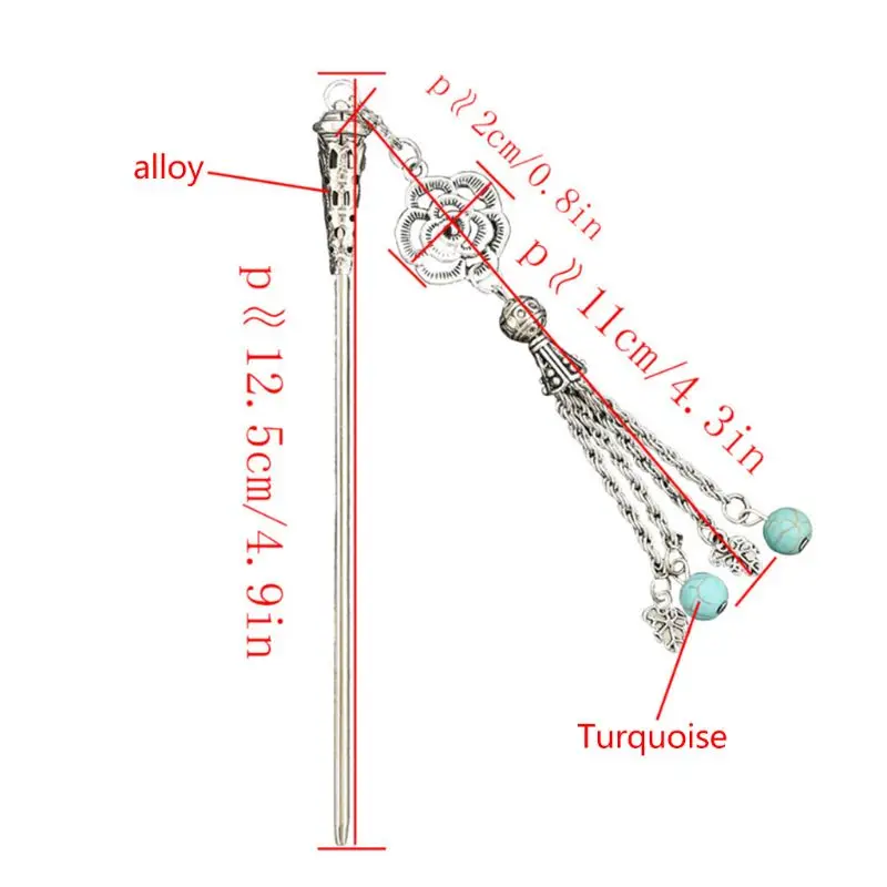 Винтажная шпилька для волос китайский классический головной убор модная