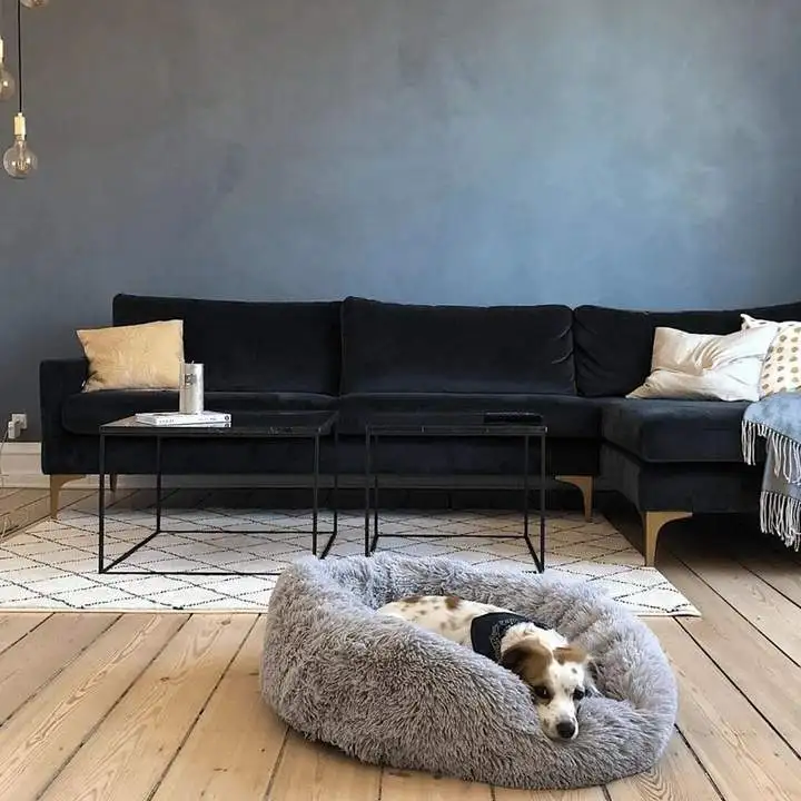 Достаточное количество в наличии ПЭТ Кровати мягкие пушистые теплые Luxe кровати