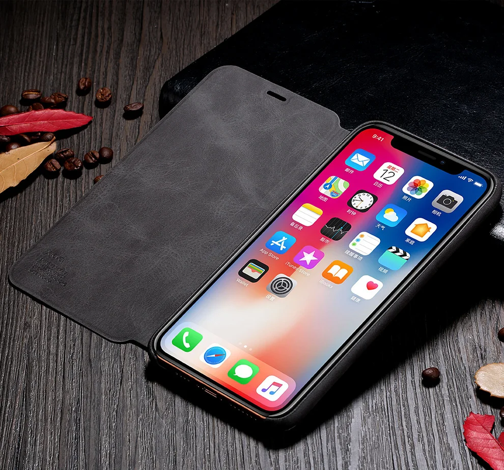 X-Level Премиум кожаный чехол s для нового iPhone 11 Pro XS Max XR X 8 8 6 6S 7 Plus полный защитный деловой чехол