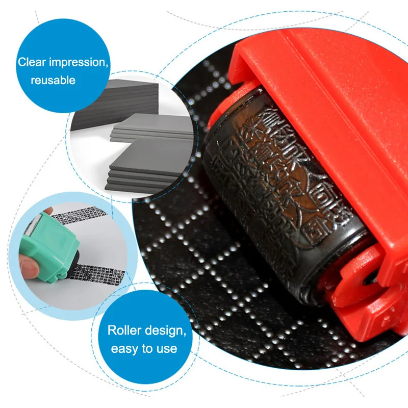 

Rolling Privacy Information Guard Stamp Confidential Seal Stamp UY8