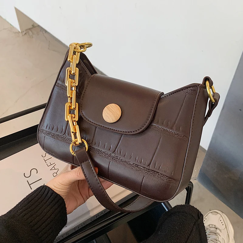 

Senior Design Handbags New Fashion Shoulder Bag Versatile Underarm Bag Shoulder Messenger Bag Dual-purpose Bag Width: 25cm
