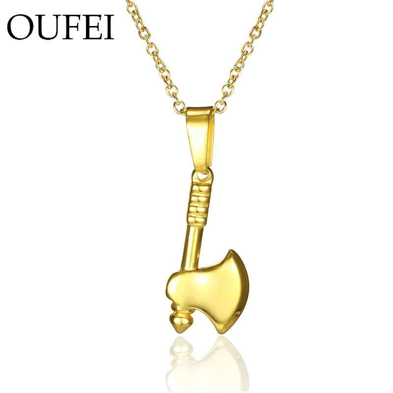 Ожерелье OUFEI из нержавеющей стали для женщин нейтральное ожерелье титановой